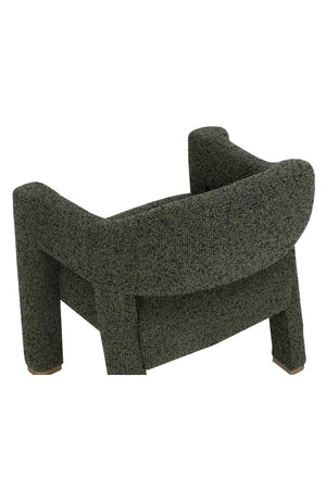 Modern European furniture - Green Cutout-Back Lounge Chair - www.oroa.com