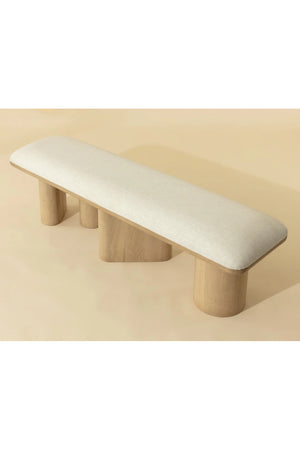 Light Oak Accent Bench | Splendido Hiro | Oroa.com