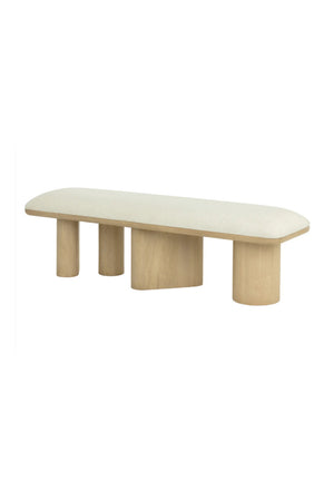 Light Oak Accent Bench | Splendido Hiro | Oroa.com
