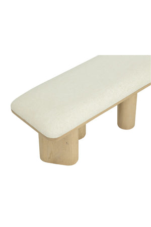 Light Oak Accent Bench | Splendido Hiro | Oroa.com