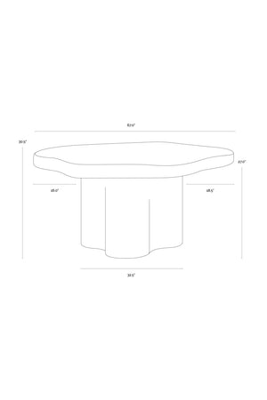 Solid Acacia Wood Dining Table | Splendido Bellona | Oroa.com