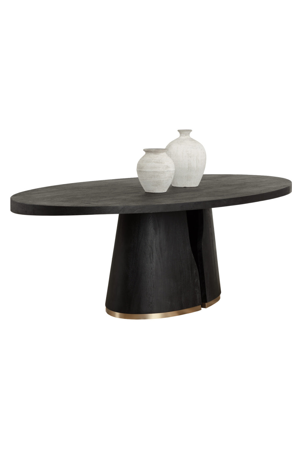 Dual Pedestal Wood Dining Table | Splendido Tasmin | Oroa.com