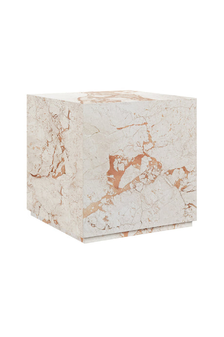 Modern European furniture - Marble Cube End Table - www.oroa.com