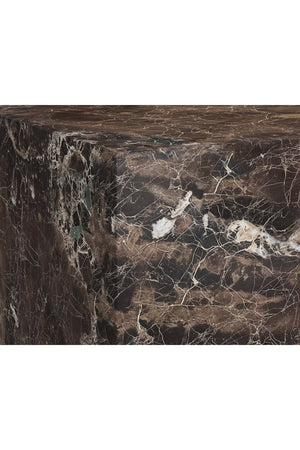 Modern European furniture - Marble Cube End Table - www.oroa.com
