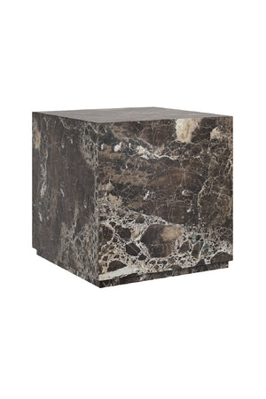 Modern European furniture - Marble Cube End Table - www.oroa.com