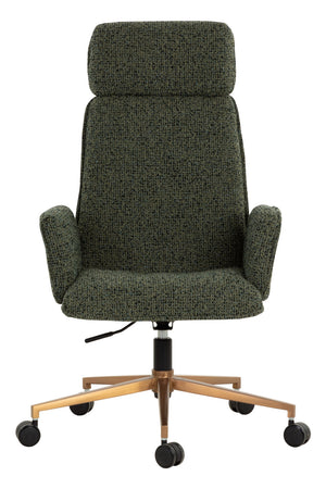 Modern European furniture - Curved Upholstered Office Chair - www.oroa.com