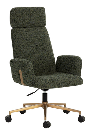 Modern European furniture - Curved Upholstered Office Chair - www.oroa.com
