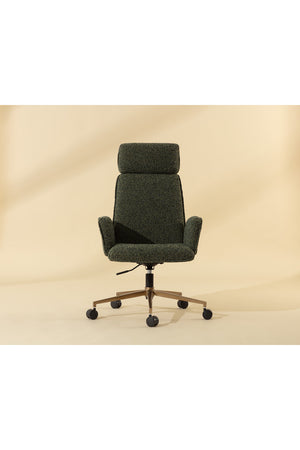 Modern European furniture - Curved Upholstered Office Chair - www.oroa.com