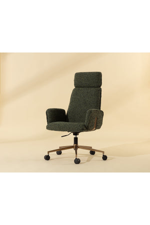 Modern European furniture - Curved Upholstered Office Chair - www.oroa.com