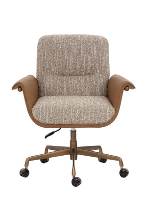   Modern European furniture - Leather Look Arm Office Chair - www.oroa.com | Oroa.com