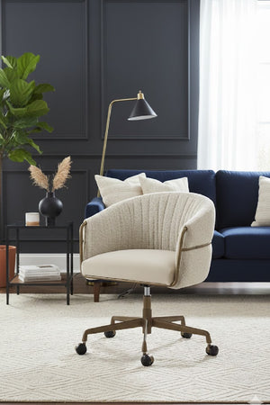 Modern European furniture - Curved Back Upholstered Lounge Chair - www.oroa.com