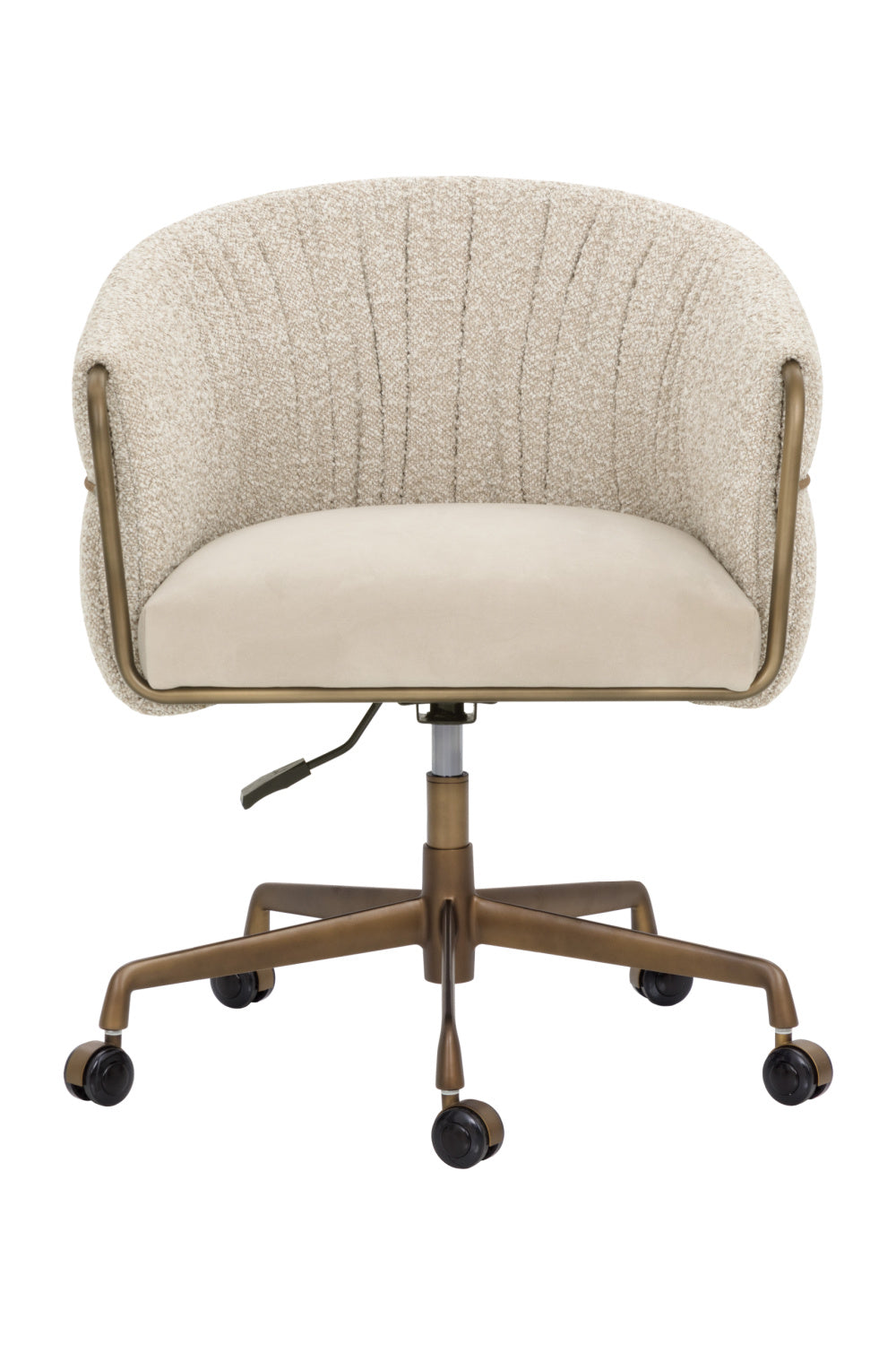 Modern European furniture - Curved Back Upholstered Lounge Chair - www.oroa.com