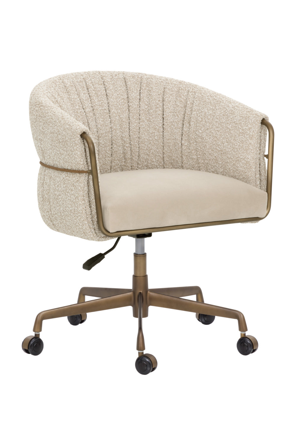 Modern European furniture - Curved Back Upholstered Lounge Chair - www.oroa.com