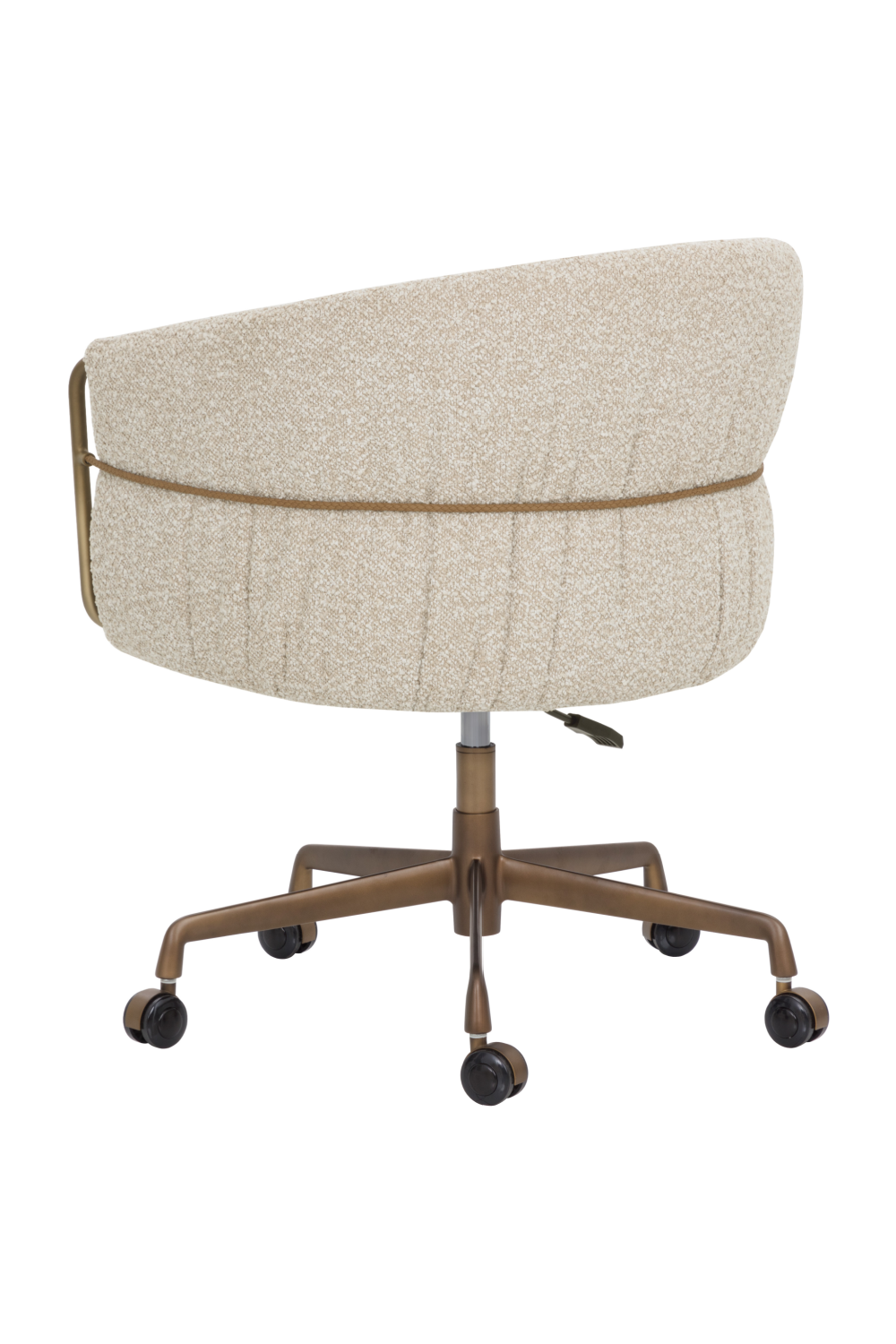 Modern European furniture - Curved Back Upholstered Lounge Chair - www.oroa.com