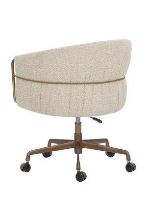 Modern European furniture - Curved Back Upholstered Lounge Chair - www.oroa.com