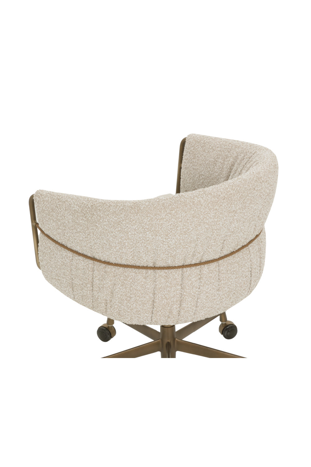 Modern European furniture - Curved Back Upholstered Lounge Chair - www.oroa.com