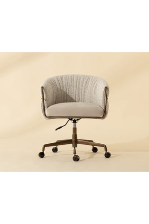 Modern European furniture - Curved Back Upholstered Lounge Chair - www.oroa.com