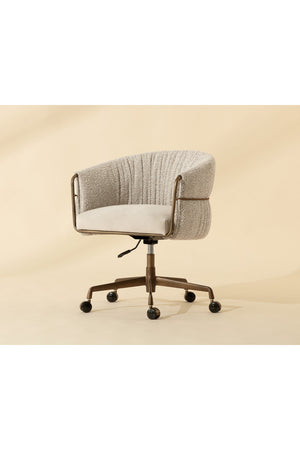 Modern European furniture - Curved Back Upholstered Lounge Chair - www.oroa.com