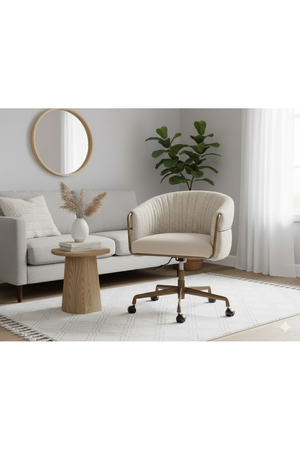 Modern European furniture - Curved Back Upholstered Lounge Chair - www.oroa.com