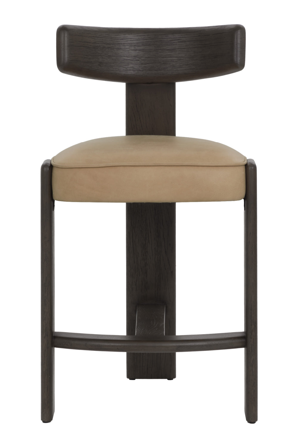 Oak T-Shaped Back Counter Stool | Splendido Horton | Oroa.com