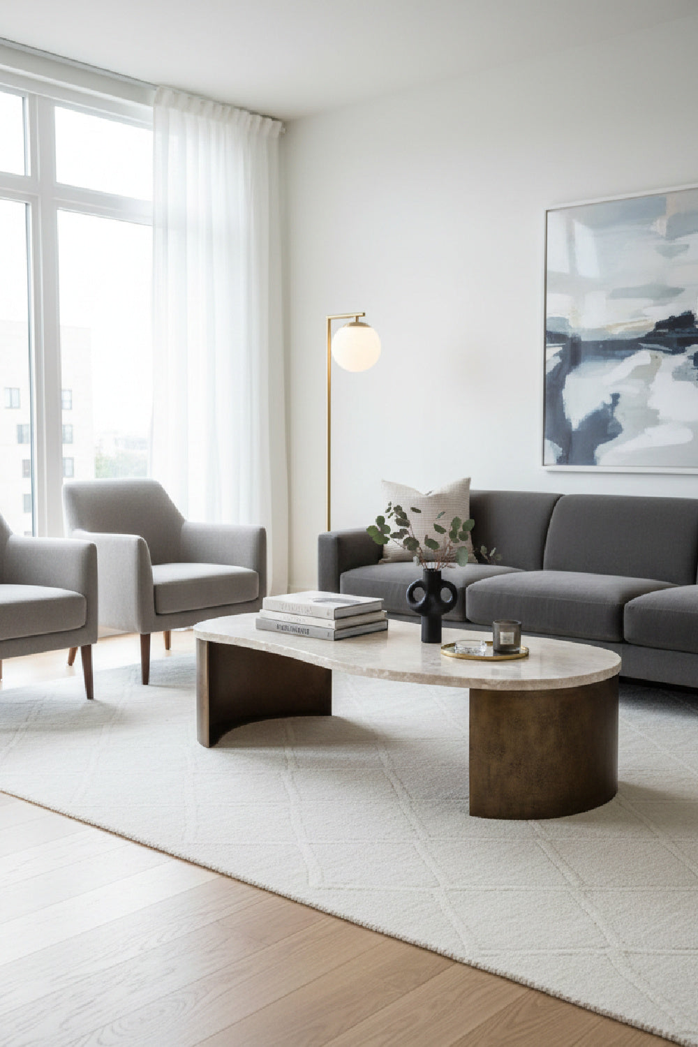 Glass Top Coffee Table | Splendido Nafisa | Oroa.com