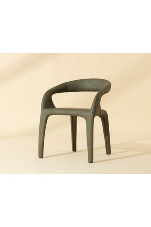 Modern European furniture - Open-Back Leather Look Dining Chair - www.oroa.com