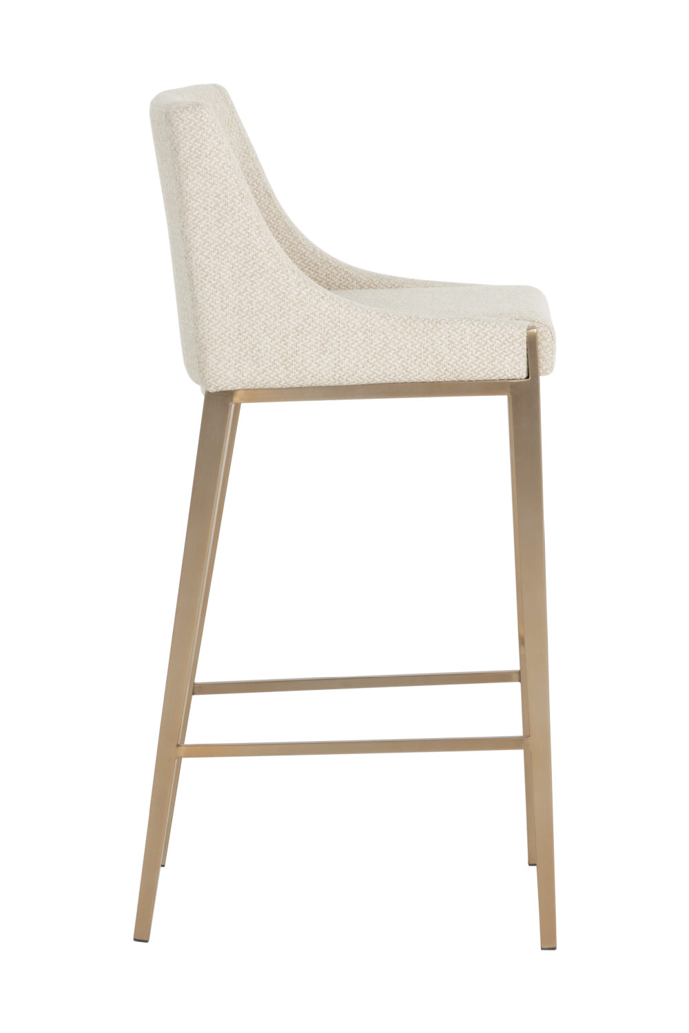 Modern European furniture - Fabric Upholstered Bar Stool - www.oroa.com