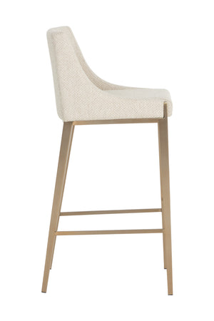 Modern European furniture - Fabric Upholstered Bar Stool - www.oroa.com