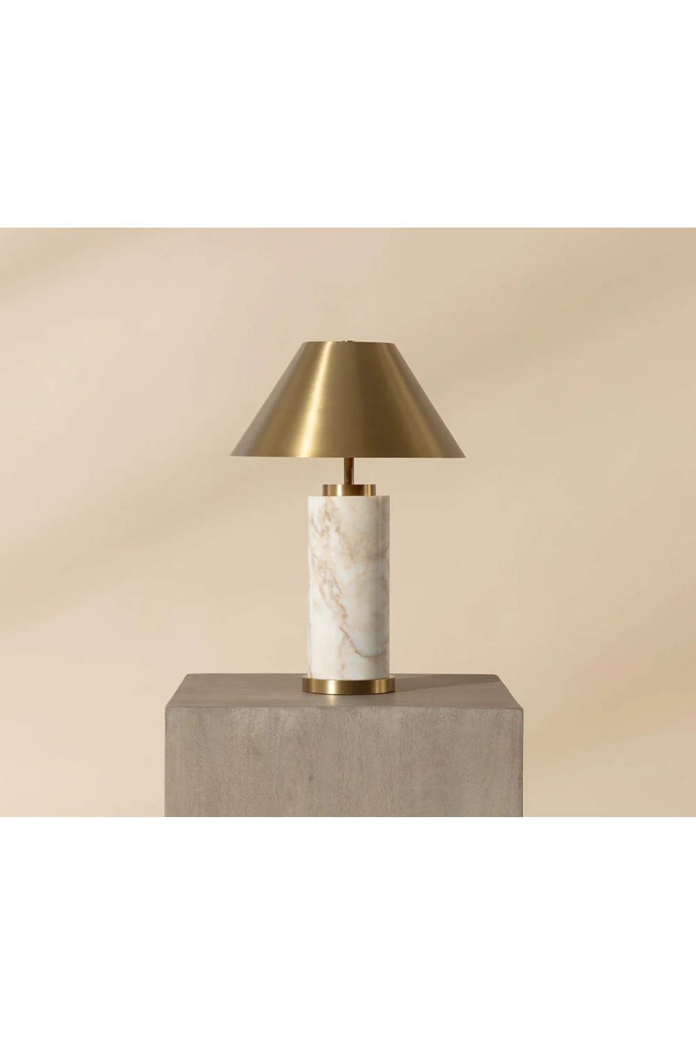   Modern European furniture - Cylindrical Marble Table Lamp - www.oroa.com | Oroa.com
