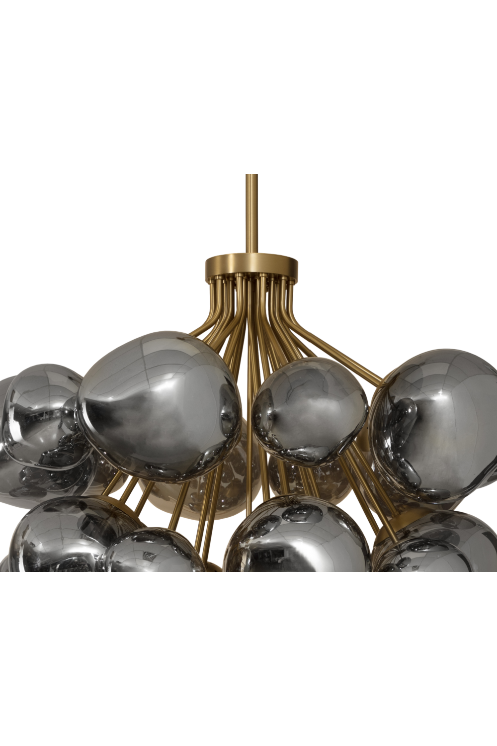 Modern European furniture - Gray Glass Orbs Chandelier - www.oroa.com
