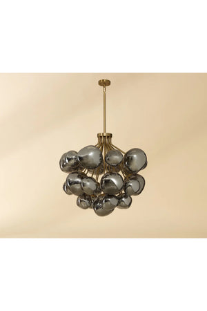 Modern European furniture - Gray Glass Orbs Chandelier - www.oroa.com