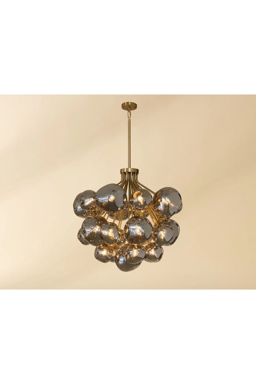 Modern European furniture - Gray Glass Orbs Chandelier - www.oroa.com