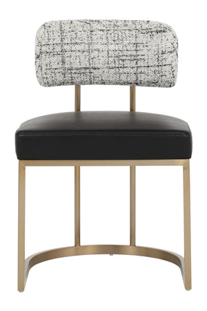 Modern European furniture - Two-Toned Cantilevered Dining Chair - www.oroa.com
