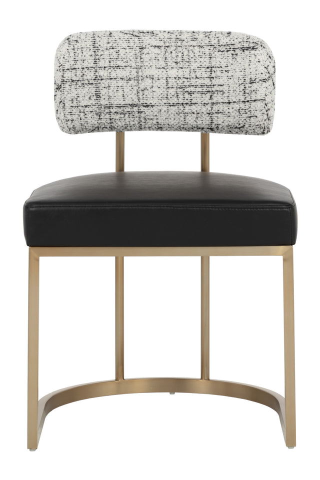 Modern European furniture - Two-Toned Cantilevered Dining Chair - www.oroa.com