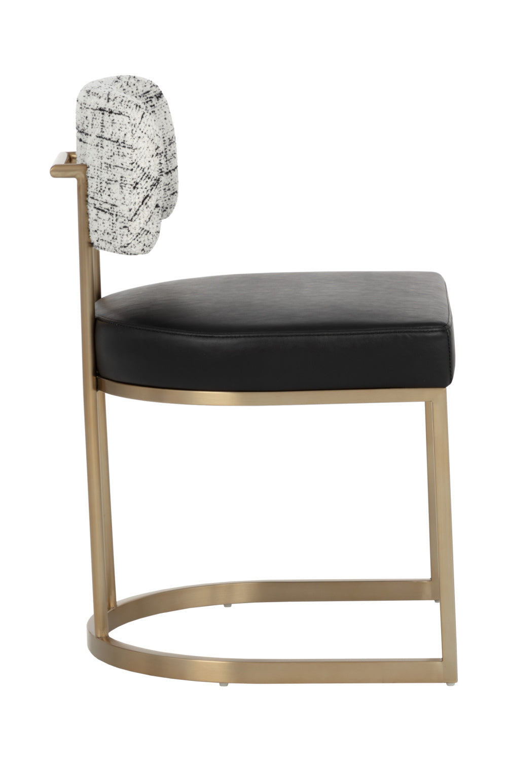 Modern European furniture - Two-Toned Cantilevered Dining Chair - www.oroa.com