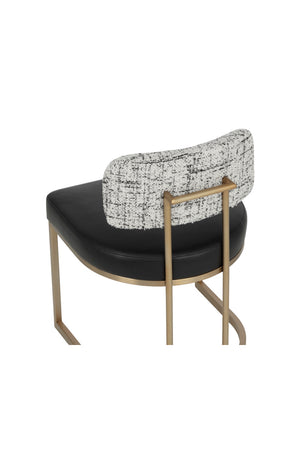 Modern European furniture - Two-Toned Cantilevered Dining Chair - www.oroa.com