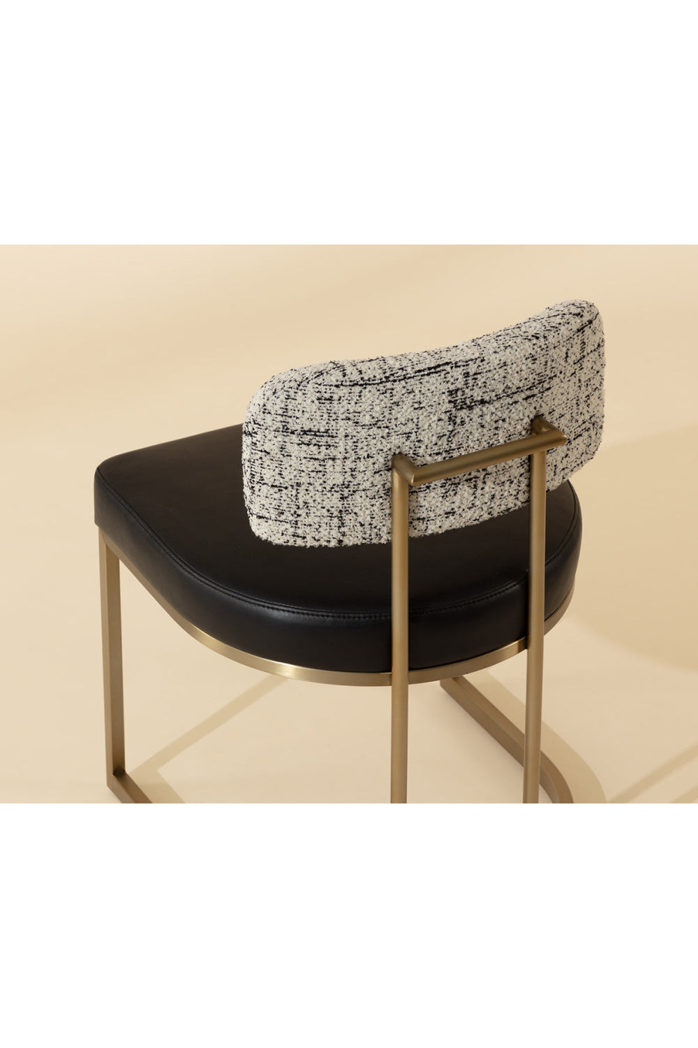 Modern European furniture - Two-Toned Cantilevered Dining Chair - www.oroa.com