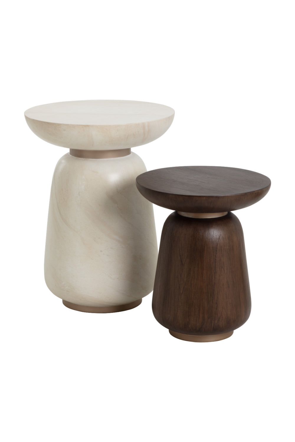 Modern European furniture - Timber Effect Indoor/Outdoor End Table - www.oroa.com