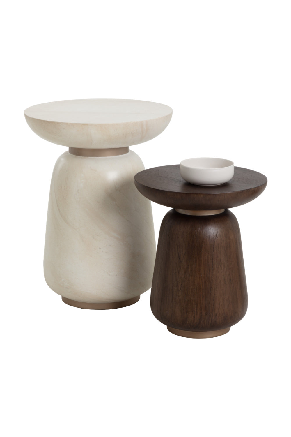 Modern European furniture - Timber Effect Indoor/Outdoor End Table - www.oroa.com
