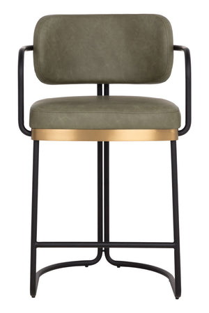 Modern European furniture - Modern Curved Seating Counter Stool - www.oroa.com