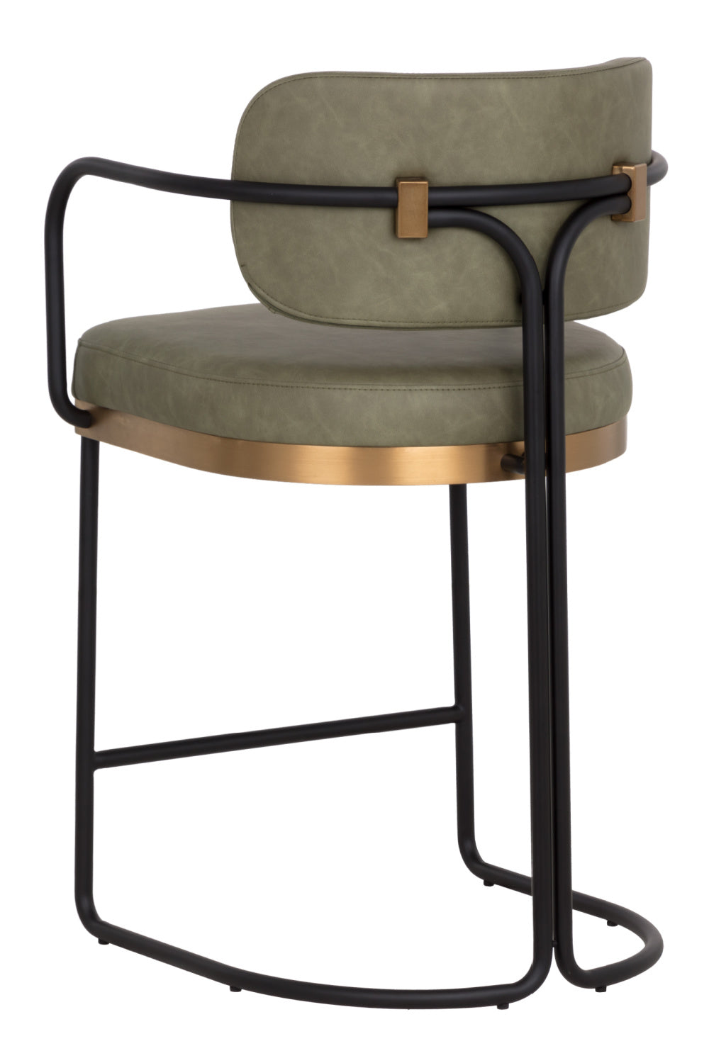 Modern European furniture - Modern Curved Seating Counter Stool - www.oroa.com