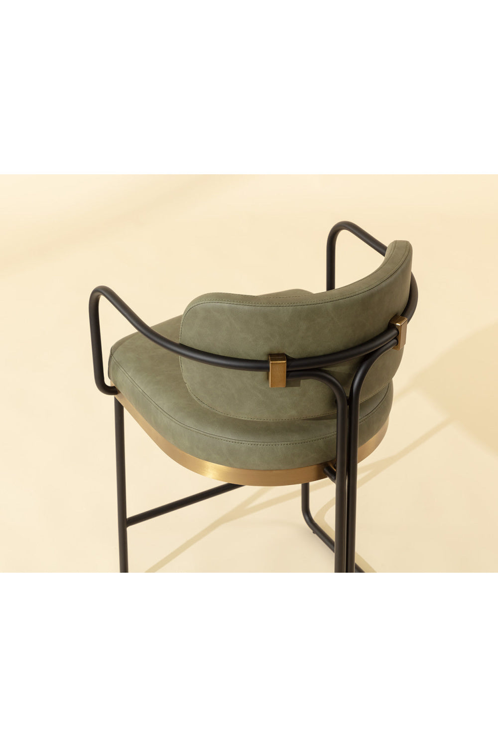 Modern European furniture - Modern Curved Seating Counter Stool - www.oroa.com