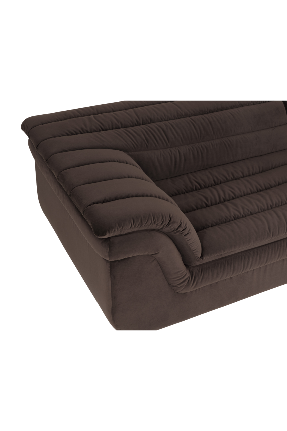 Modern European furniture - Deep-Channeled Fabric Sofa - www.oroa.com