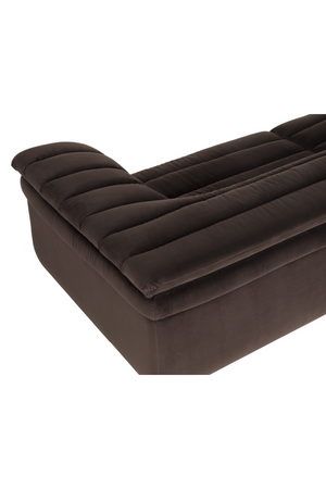 Modern European furniture - Deep-Channeled Fabric Sofa - www.oroa.com