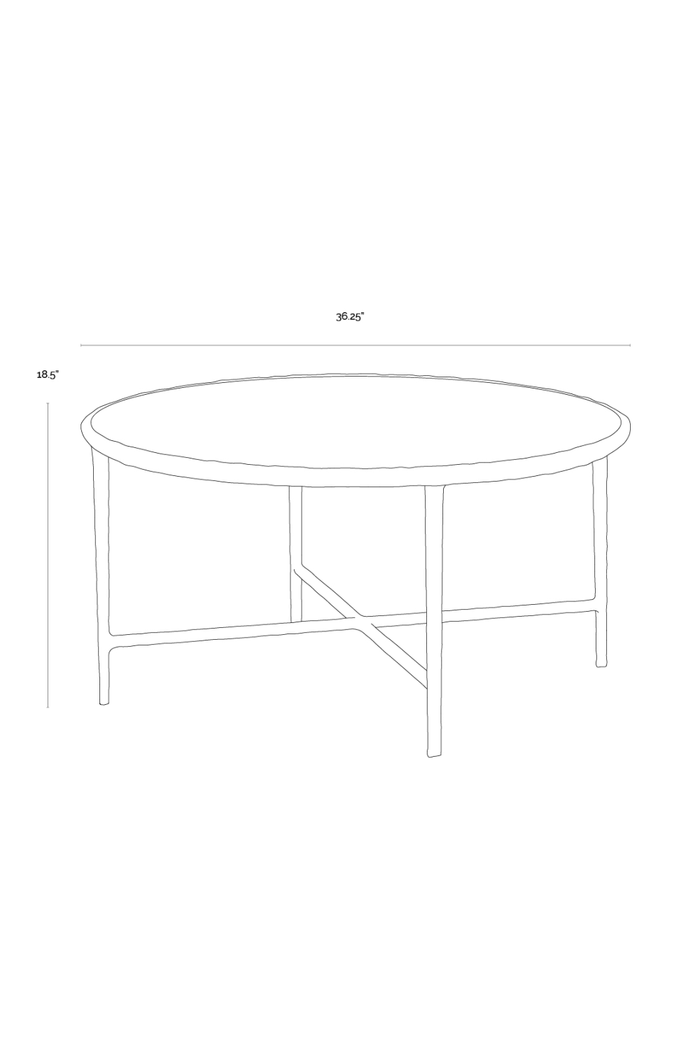   Modern European furniture - Brass Framed Marble Coffee Table - www.oroa.com | Oroa.com