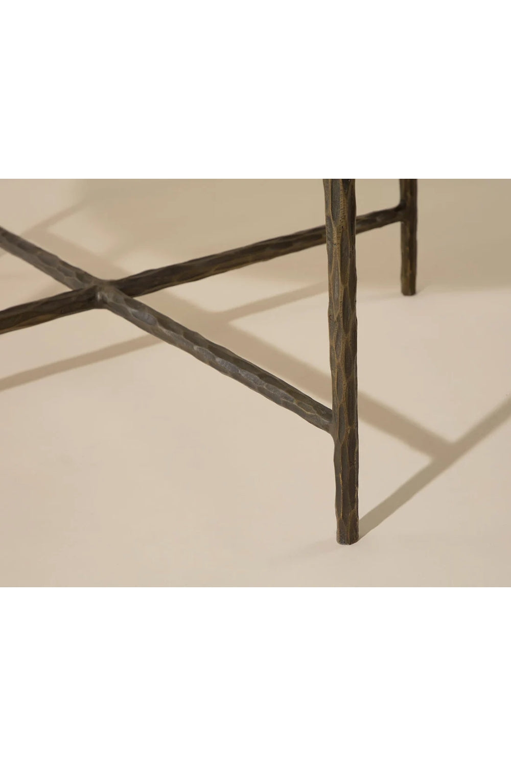   Modern European furniture - Brass Framed Marble Coffee Table - www.oroa.com | Oroa.com