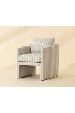   Modern European furniture - Stripe Patterned Dining Armchair - www.oroa.com | Oroa.com