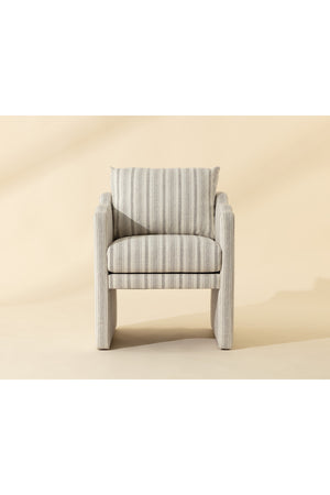   Modern European furniture - Stripe Patterned Dining Armchair - www.oroa.com | Oroa.com