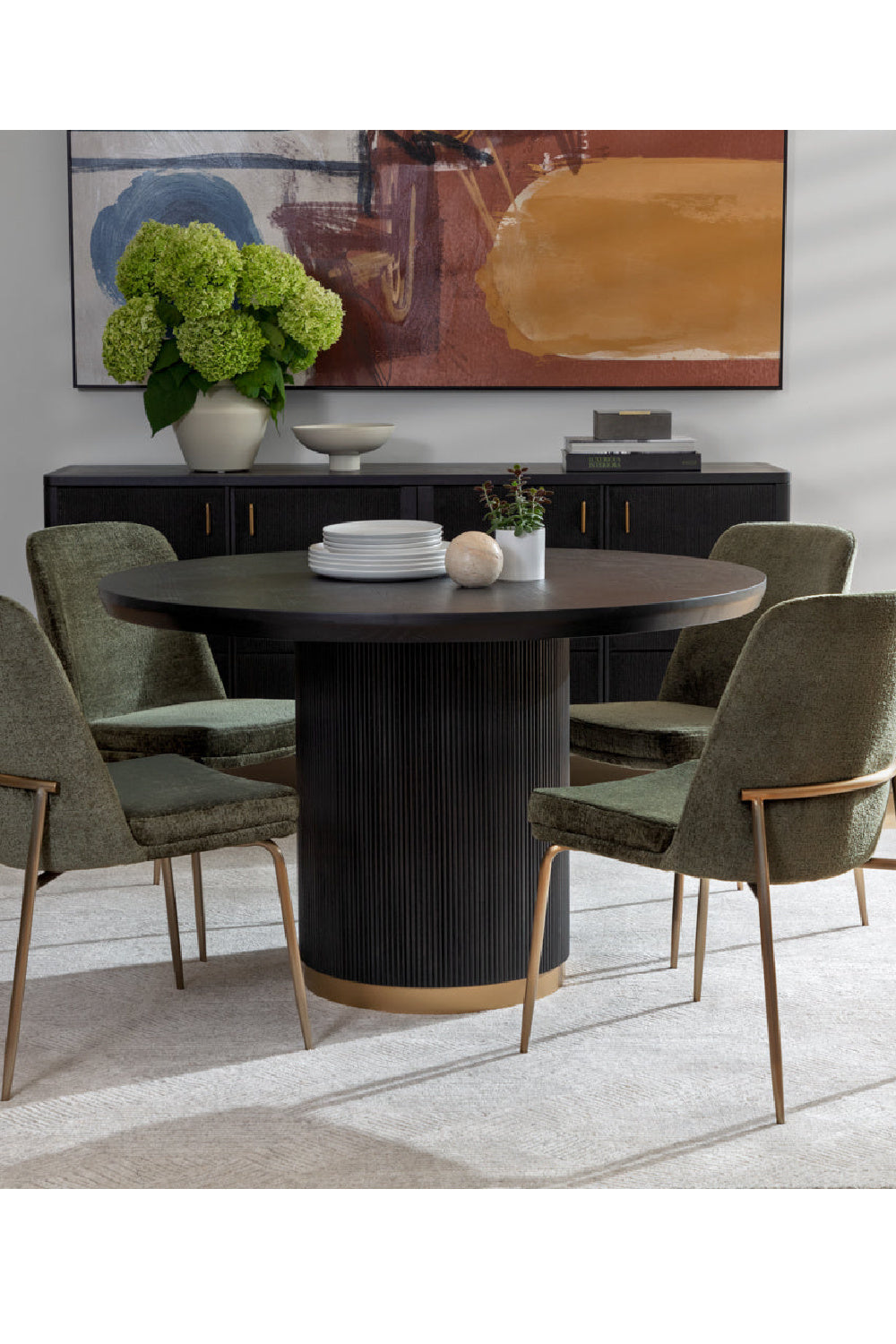 Modern European furniture - Oak Round Dining Table - www.oroa.com
