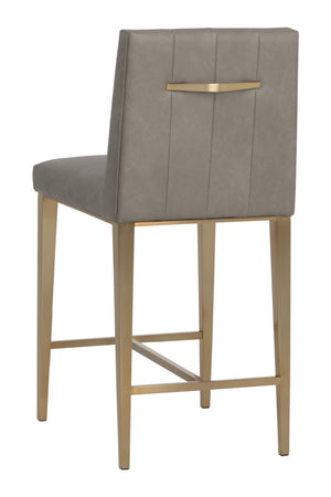 Modern European furniture - Contemporary Metal Frame Counter Stool - www.oroa.com